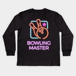 Bowling Master Kids Long Sleeve T-Shirt